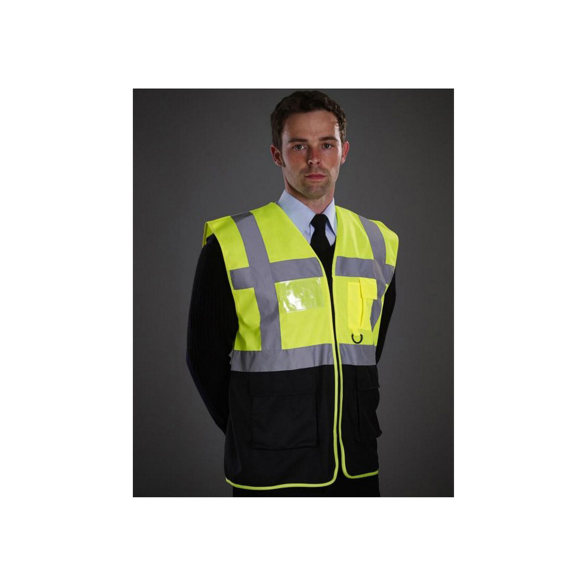 Blackrock Gilet Hi Vis a maniche lunghe giallo, Giacche riflettenti ad